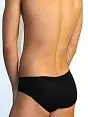 Мужские черные трусы с заниженной посадкой HOM First Cotton 01169cK9
